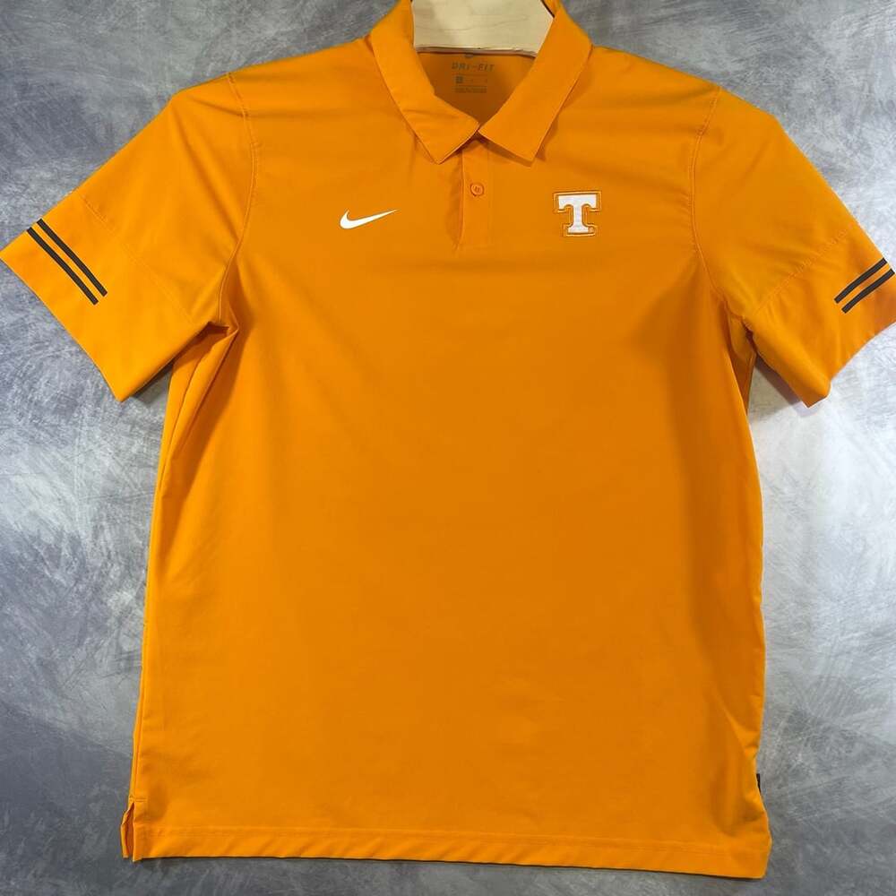 Nike Tennessee Volunteers Dri-Fit Polo Shirt Size L Orange
